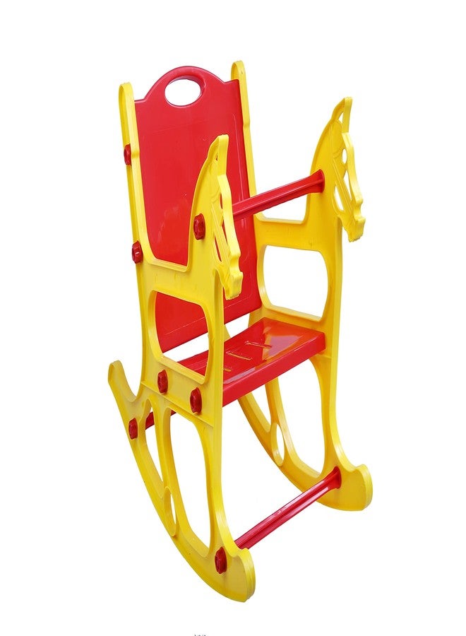 My Giraffe Baby Rocking Chair (Yellow with Red) - 6 Months to 3 Years - Upto 20 kgs - Image 1